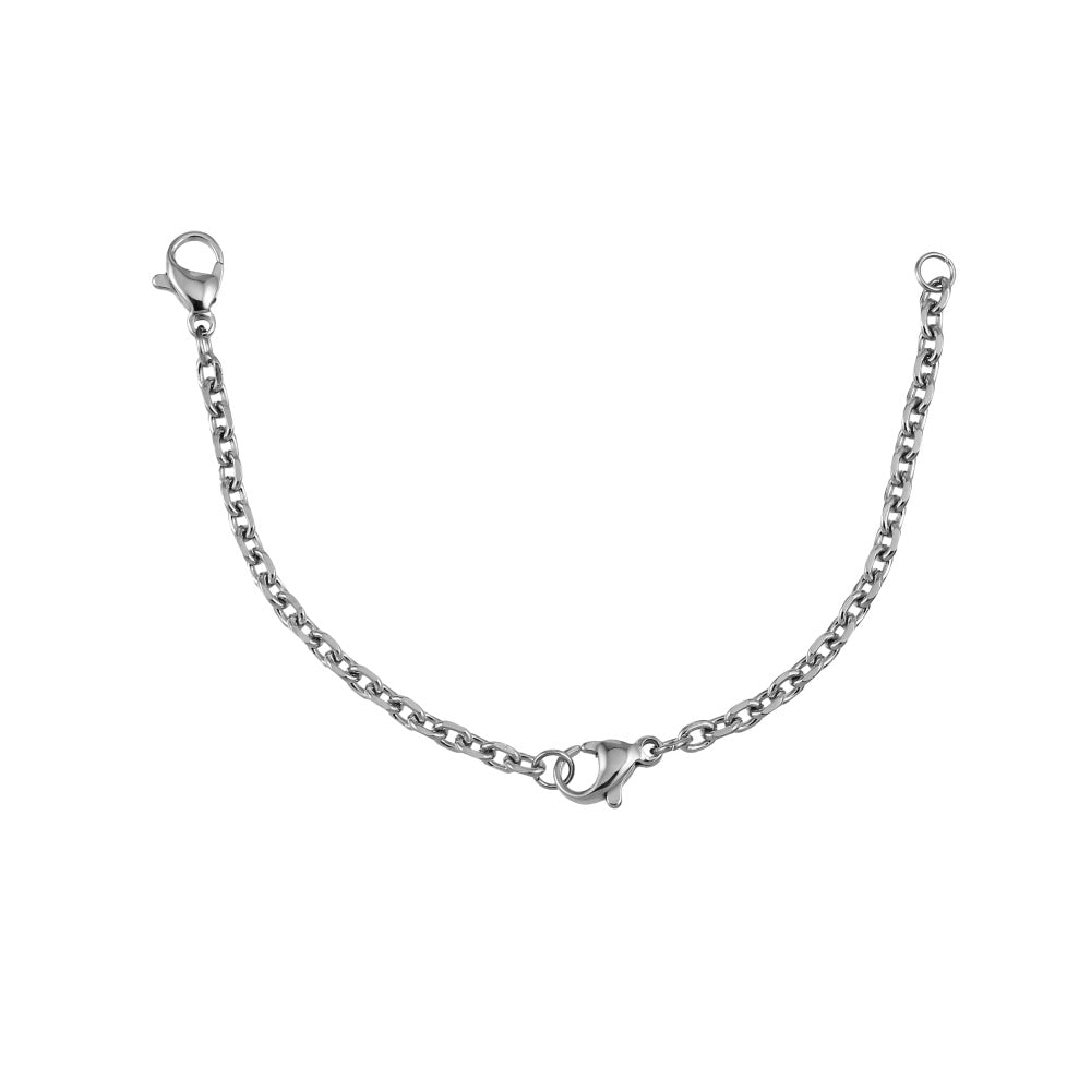 PS88 STAINLESS STEEL FACETED CABLE EXTENSION CHAIN