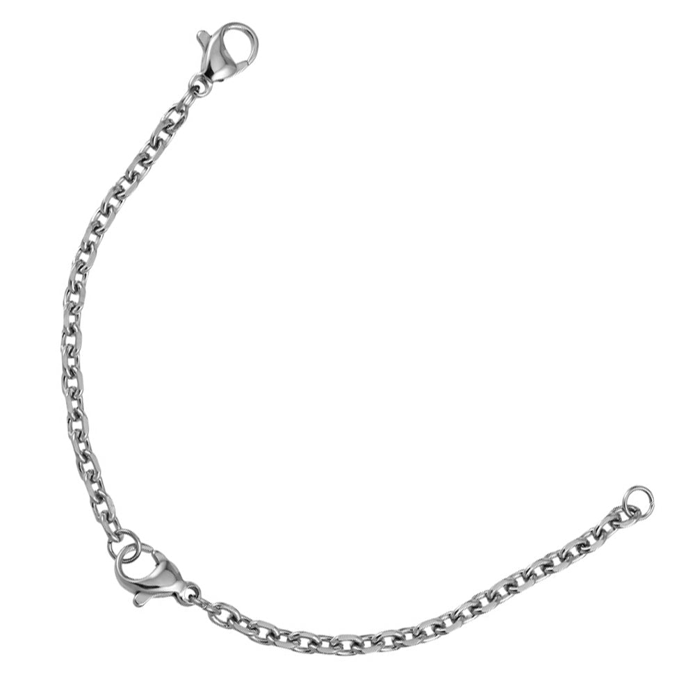 PS88 STAINLESS STEEL FACETED CABLE EXTENSION CHAIN