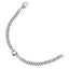 PS89 STAINLESS STEEL FACETED FLAT CURB EXTENSION CHAIN