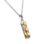 PSS1298 STAINLESS STEEL ROCK SHAPE PENDANT