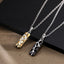 PSS1298 STAINLESS STEEL ROCK SHAPE PENDANT