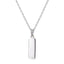 PSS1298 STAINLESS STEEL ROCK SHAPE PENDANT