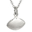 PSS1303 STAINLESS STEEL EVIL EYE PENDANT WITH CZ