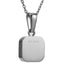 PSS1305 STAINLESS STEEL SQUARE PENDANT WITH MOSAIC DESIGN