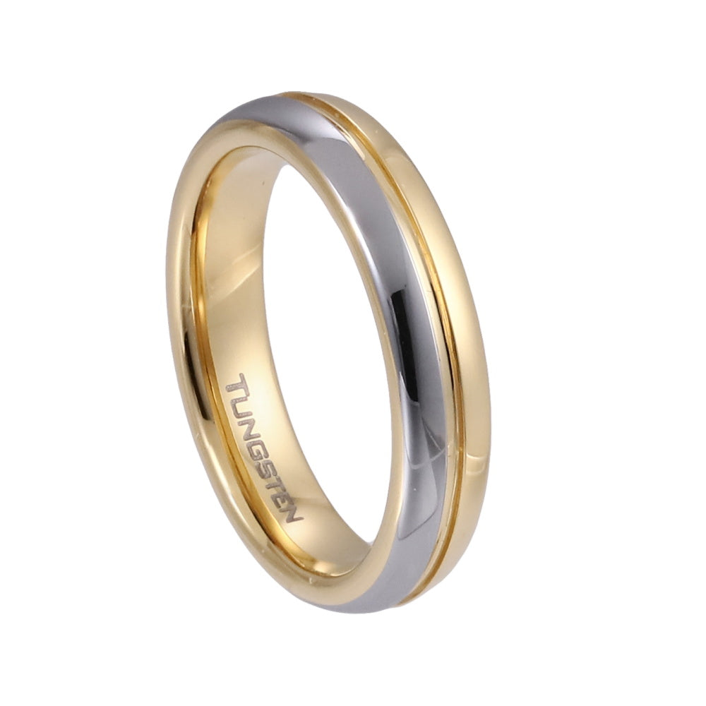 RTS81 TUNGSTEN RING WITH TWO TONE COLOR