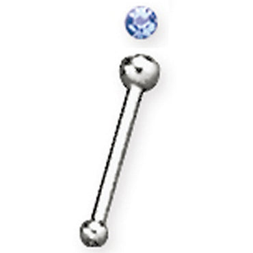 ABN1 NOSE STUD WITH JEWELLED BALL AAB CO..