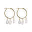 ESS722 STAINLESS STEEL EARRING WITH PEARL AAB CO..