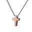 GNSS50 STAINLESS STEEL NECKLACE
(cross shape) AAB CO..