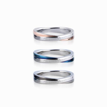 GRSS207 STAINLESS STEEL RING Fill your life with love AAB CO..