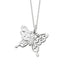 INP124 STAINLESS STEEL BUTTERFLY PENDANT