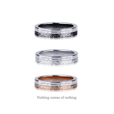 GRSS362 STAINLESS STEEL RING

Nothing comes of nothing AAB CO..