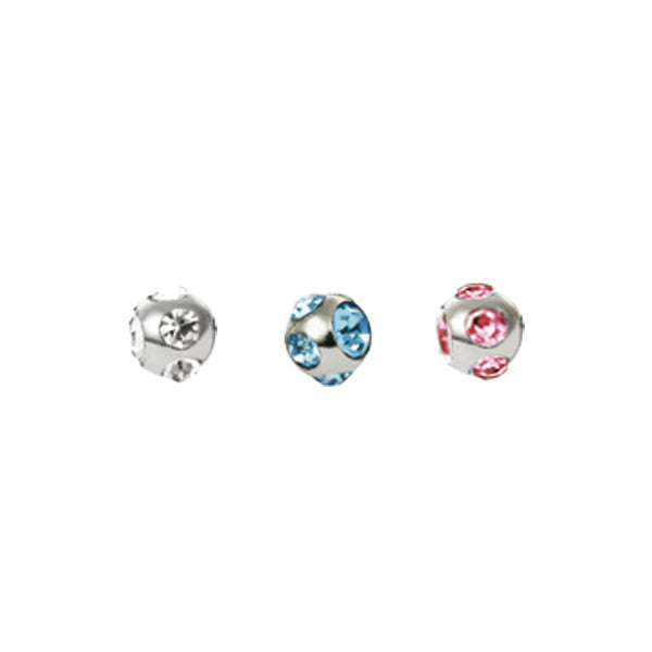 P12-4D3 JEWELLED BALL-4MM DIMPLE AAB CO..